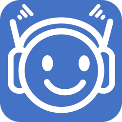 録音ファイルをAI文字起こし　楽々ぎじろー君のロゴ画像